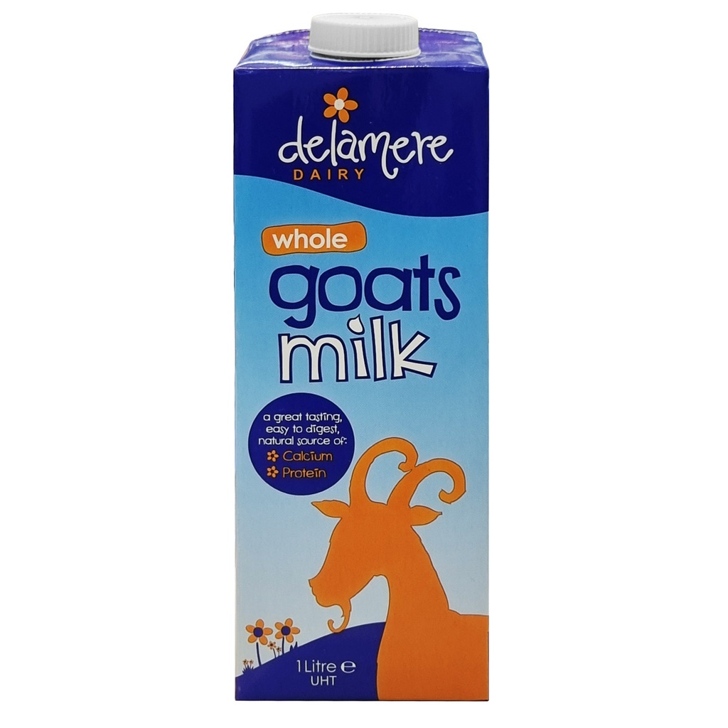 Delamere Uht Whole Goats Milk 1ltr Whim